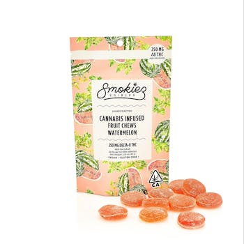 Watermelon Delta-8 THC Fruit Chews 250mg VEGAN 🍃
